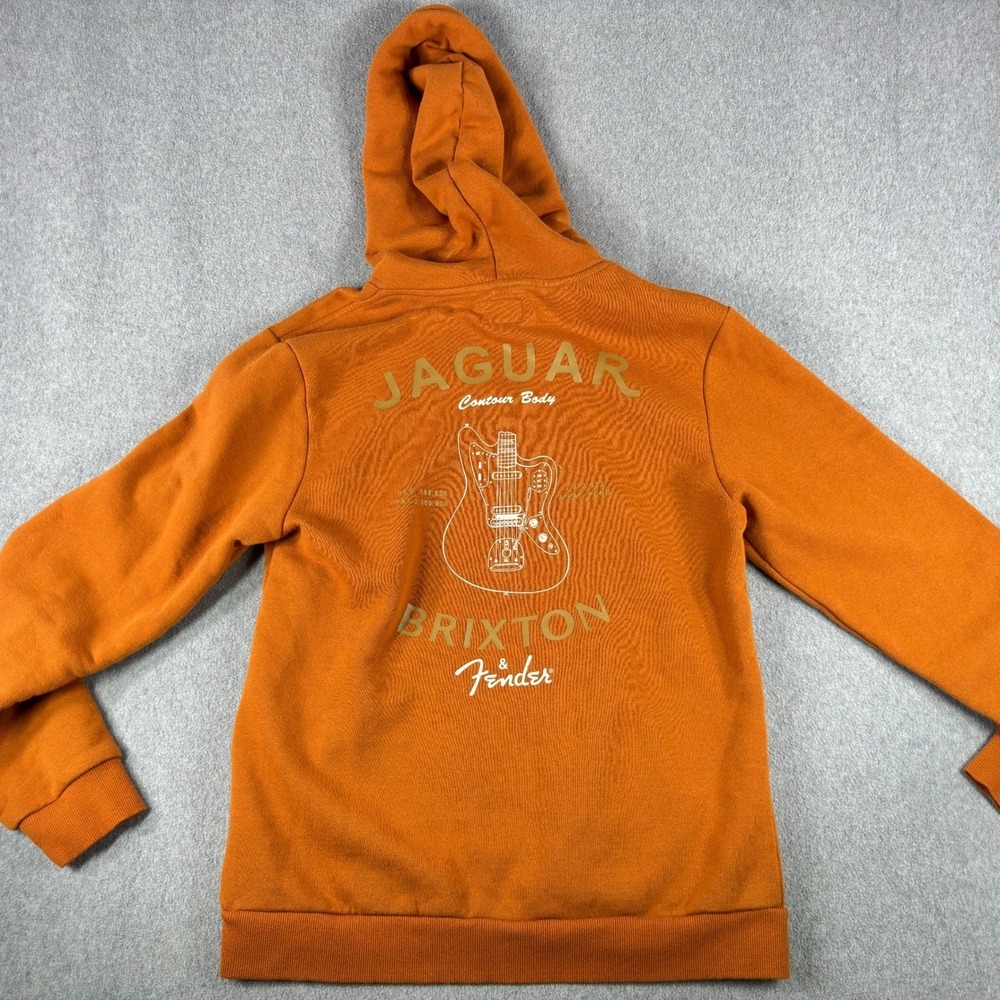 Fender Jaguar x Brixton Shirt Men's S Guitar Graphic Hoodie Sweater